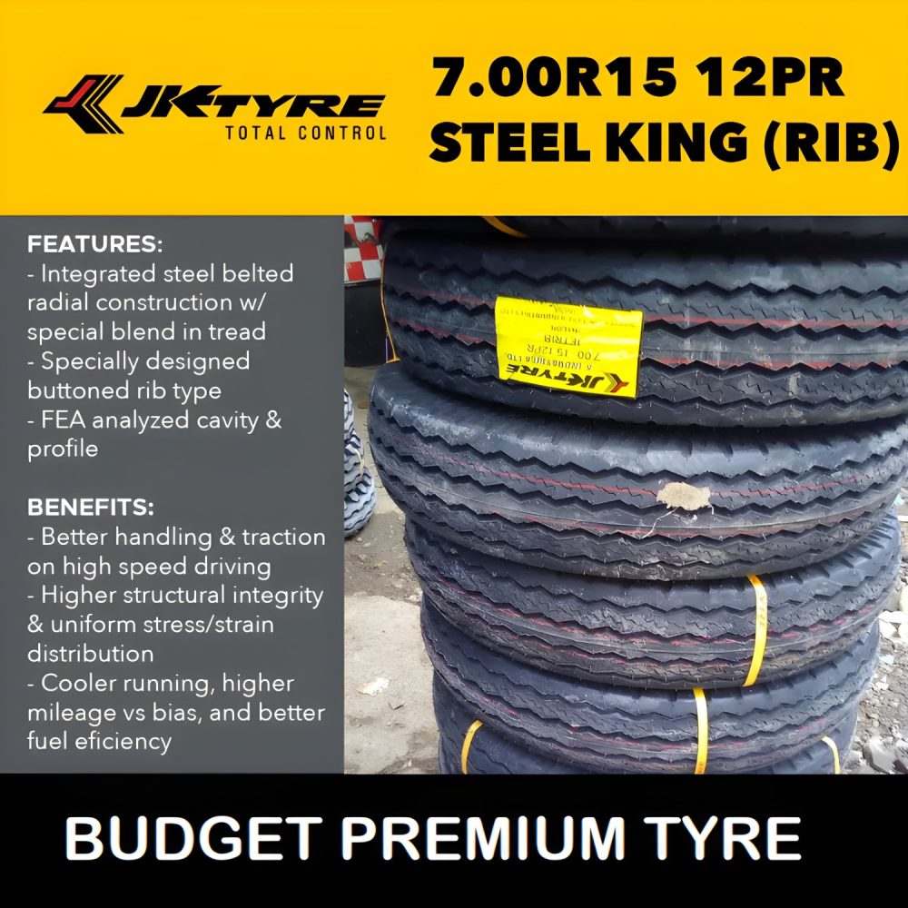 7.00 -15 |12PR JET RIB JK Tyre